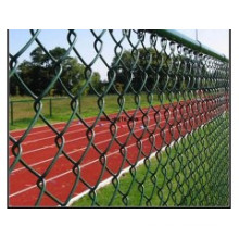 Chain Link Fence with Diamond Hole